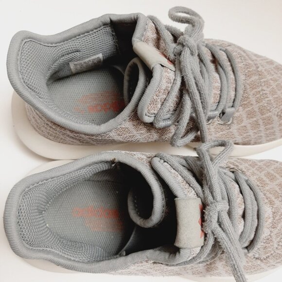 ADIDAS Originals Tubular Shadow Athletic Shoe Light Brown Tan Gray Women's Sz 6 - Picture 12 of 16